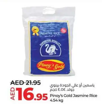 Lulu Hypermarket Pinoy's Gold Jasmine Rice 4.54 kg offer