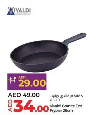 Lulu Hypermarket Vivaldi Granite Eco Frypan 26cm offer