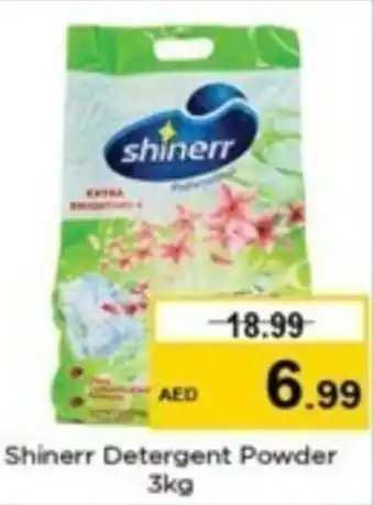 Nesto Shinerr Detergent Powder 3kg offer