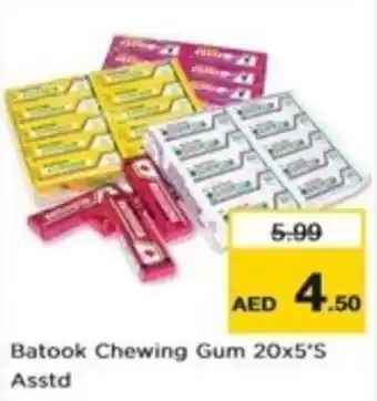 Nesto Batook Chewing Gum 20x5S Asstd offer