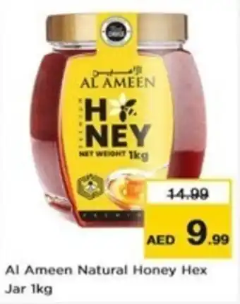 Nesto Al Ameen Natural Honey Hex Jar 1kg offer