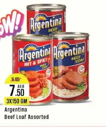 West Zone Supermarket Argentina Beef Loaf Assorted 3X150 GM offer