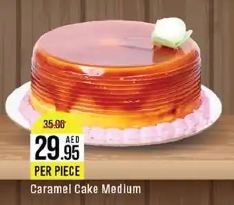 West Zone Supermarket Caramel Cake Medium offer