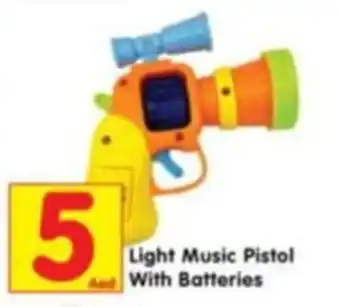 Al Madina Light Music Pistol With Batteries offer