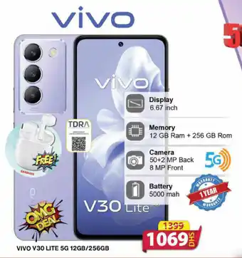 Grand Hyper Market VIVO V30 LITE 5G 12GB/256GB offer