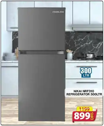 Grand Hyper Market NIKAI NRF310 REFRIGERATOR 300LTR offer