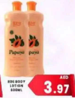 M Citymart RDE BODY LOTION offer