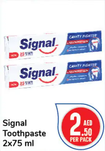 Day To Day Signal Toothpaste 2x75 ml offer