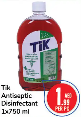 Day To Day Tik Antiseptic Disinfectant 1x750 ml offer