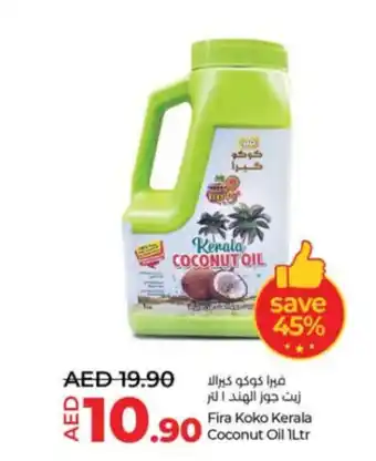 Lulu Hypermarket Fira Koko Kerala Coconut Oil 1Ltr offer