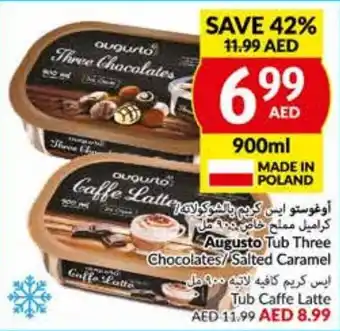 Viva Augusto Tub Three Chocolates/Salted Caramel 900ml offer