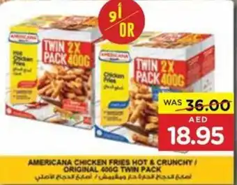 Spar AMERICANA CHICKEN FRIES HOT & CRUNCHY / ORIGINAL 400G TWIN PACK offer