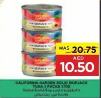 Spar CALIFORNIA GARDEN SOLID SKIPJACK TUNA 3 PACKS 170G offer