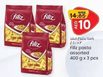 KM Trading Filiz pasta assorted 400 g x 3 pcs offer