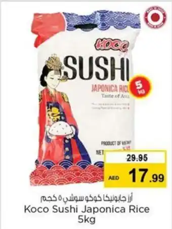 Nesto Koco Sushi Japonica Rice 5kg offer