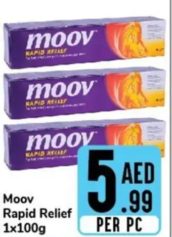 Day To Day Moov Rapid Relief 1x100g offer