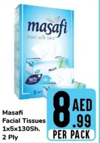 Day To Day Masafi Facial Tissues 1x5x130Sh. offer