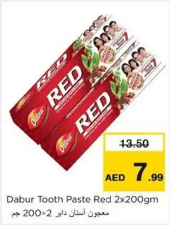 Nesto Dabur Tooth Paste Red 2 x 200gm offer