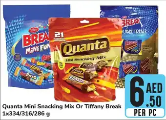 Day To Day Quanta Mini Snacking Mix Or Tiffany Break 1 x 334/316/286g offer