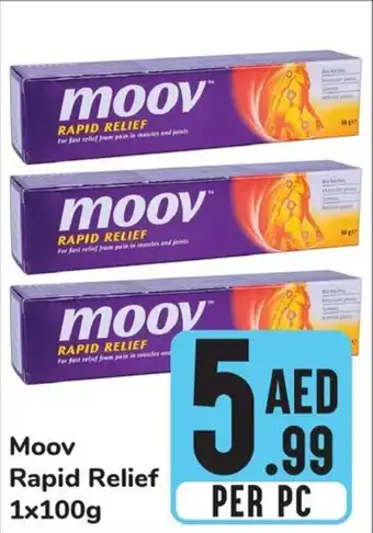 Day To Day Moov Rapid Relief 1 x 100g offer
