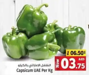 Kenz Hypermarket Capsicum UAE Per Kg offer