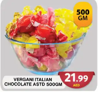 Grand Hyper Market VERGANI ITALIAN CHOCOLATE ASTD 500GM offer