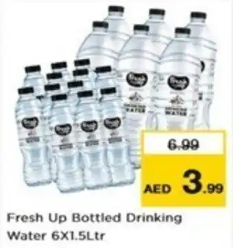 Nesto Fresh Up Bottled Drinking Water 6X1.5Ltr offer