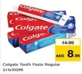 Nesto Colgate Tooth Paste Regular 3+1x100MI offer