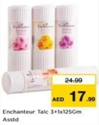 Nesto Enchanteur Talc 3+1x125Gm Asstd offer