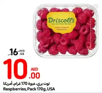 Carrefour Raspberries, Pack 170g offer