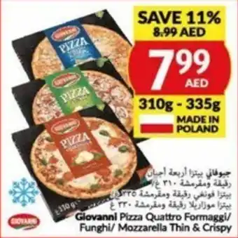 Viva Glovanni Pizza Quattro Formaggi/ Funghi/ Mozzarella Thin & Crispy offer