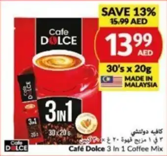Viva Café Dolce 3 In 1 Coffee Mix offer