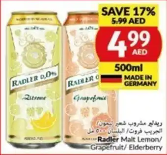 Viva Radler Malt Lemon/ Grapefruit/ Elderberry 500ml offer