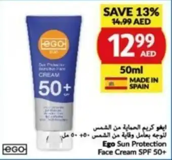 Viva Ego Sun Protection Face Cream SPF 50+ offer