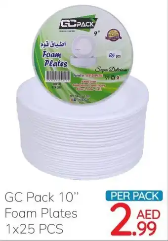 Day To Day GC Pack 10" Foam Plates 1 x 25pcs offer