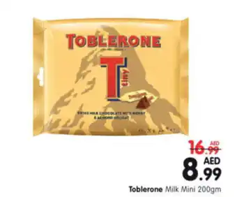 Al Madina Hypermarket Toblerone Milk Mini 200gm offer