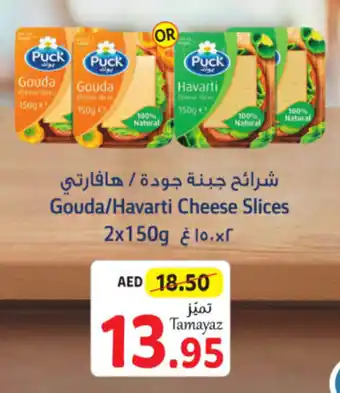 Union Coop Gouda/Havarti Cheese Slices 2x150g offer