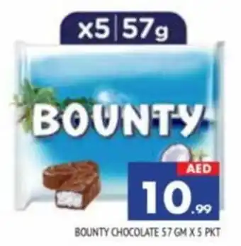 Al Madina BOUNTY CHOCOLATE 57 GM X 5 PKT offer