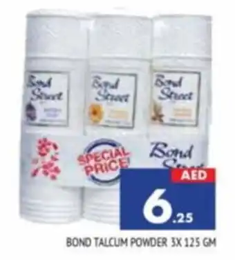 Al Madina BOND TALCUM POWDER 3X 125 GM offer