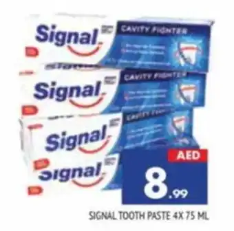 Al Madina SIGNAL TOOTH PASTE 4X 75 ML offer