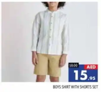 Al Madina BOYS SHIRT WITH SHORTS SET offer