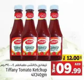 Kenz Hypermarket Tiffany Tomato Ketchup 4X340gm offer