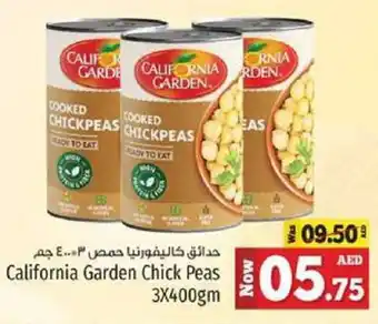 Kenz Hypermarket California Garden Chick Peas 3X400gm offer