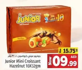 Kenz Hypermarket Junior Mini Croissant Hazelnut 10X32gm offer