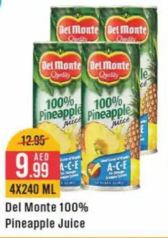 Cosco supermarket Del Monte 100% Pineapple Juice offer