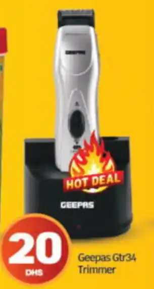 Bigmart Geepas Gtr34 Trimmer offer