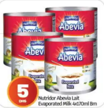 Bigmart Nutridor Abevia Lait Evaporated Milk 4x170ml Bm offer