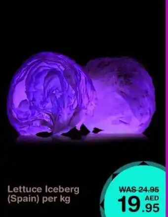 Choithrams Lettuce Iceberg per kg offer