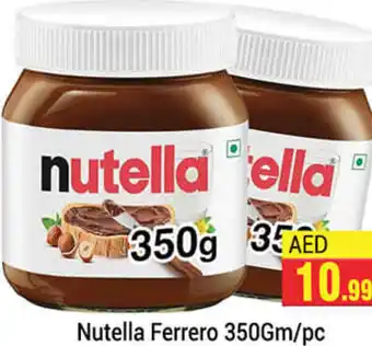 Pasons Nutella Ferrero 350Gm/pc offer