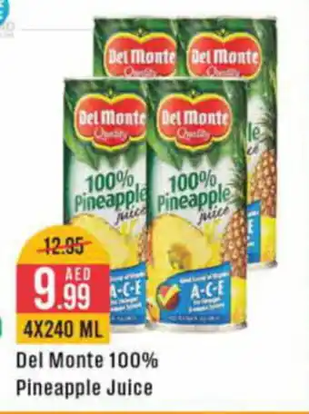 West Zone Supermarket Del Monte 100% Pineapple Juice offer